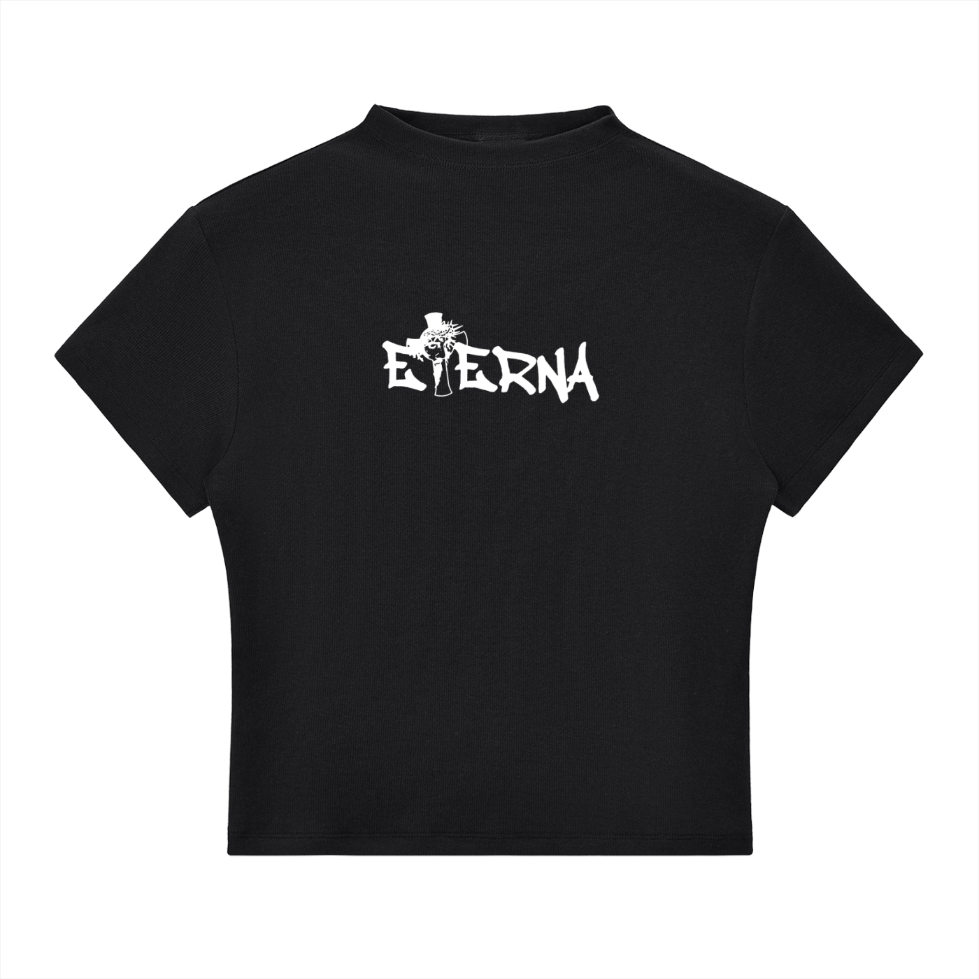 Slim Fit Mock Neck T-Shirt