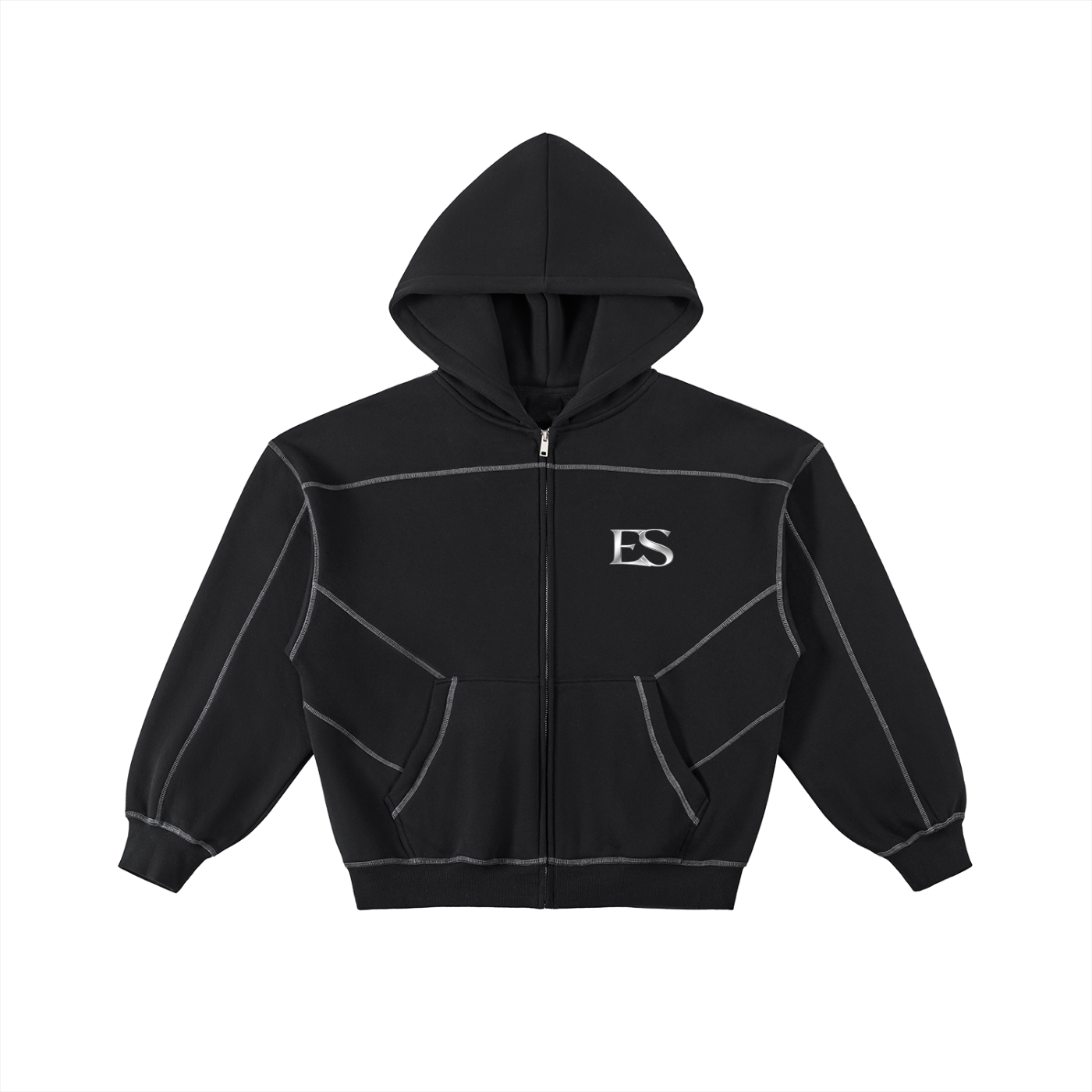 Boxy Zip Hoodie
