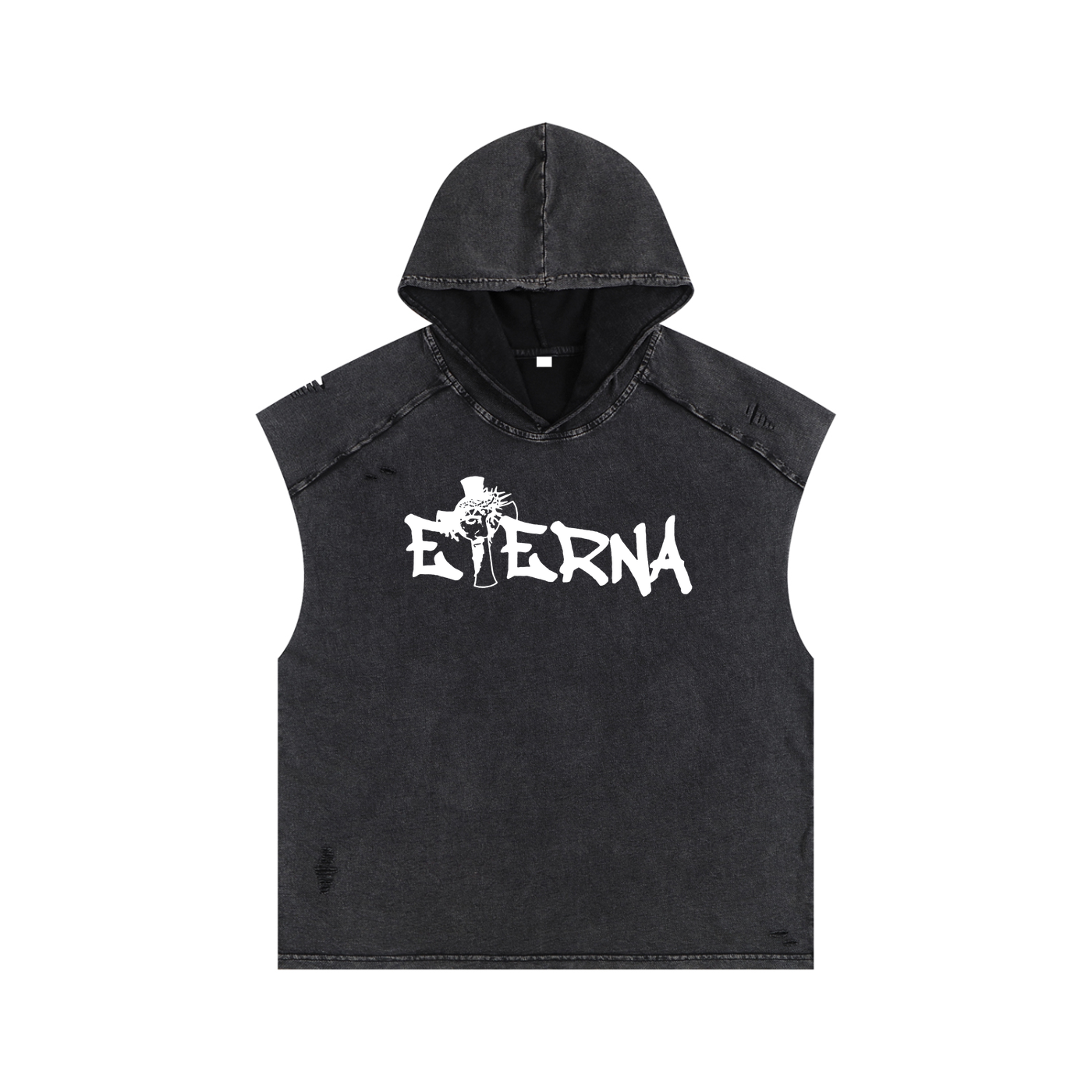 Snow Washed Hooded Tank